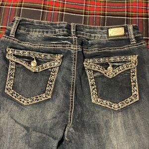 Blingy stretchy jeans